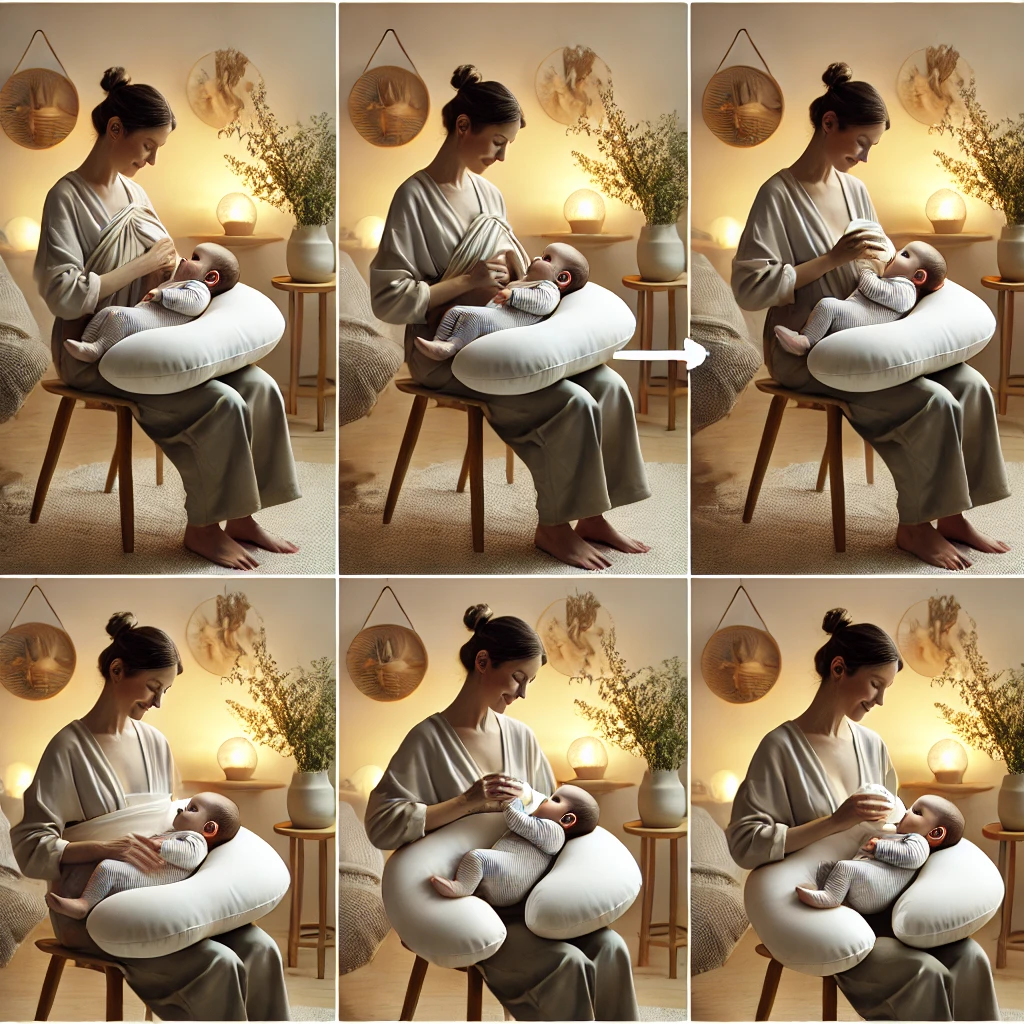 Ergonomic Nursing Pillow for Breastfeeding