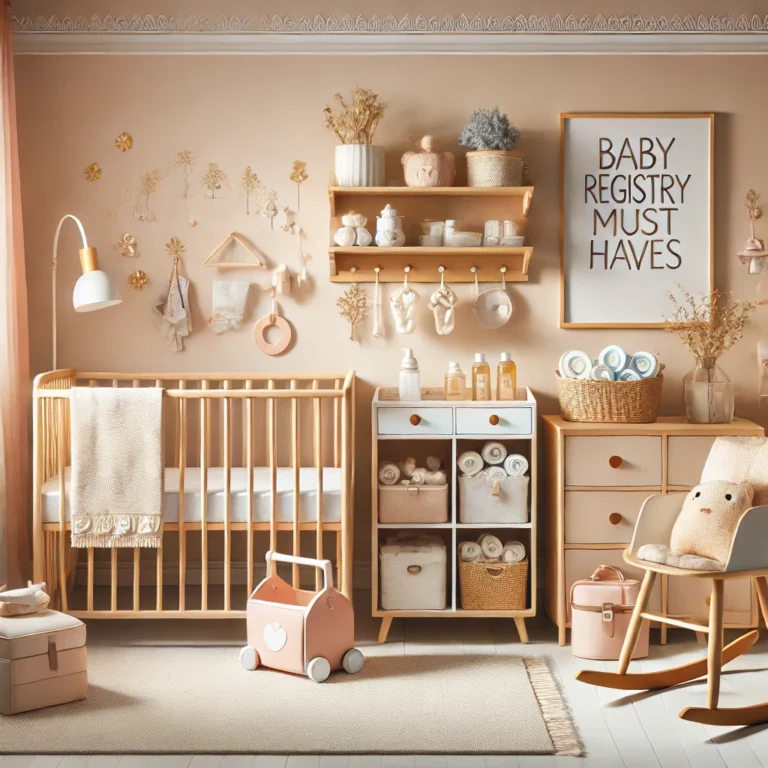 Baby Registry Must Haves - Essential items for a baby registry, including baby clothes, toys, bottles, furniture, and other must-have products for new parents.