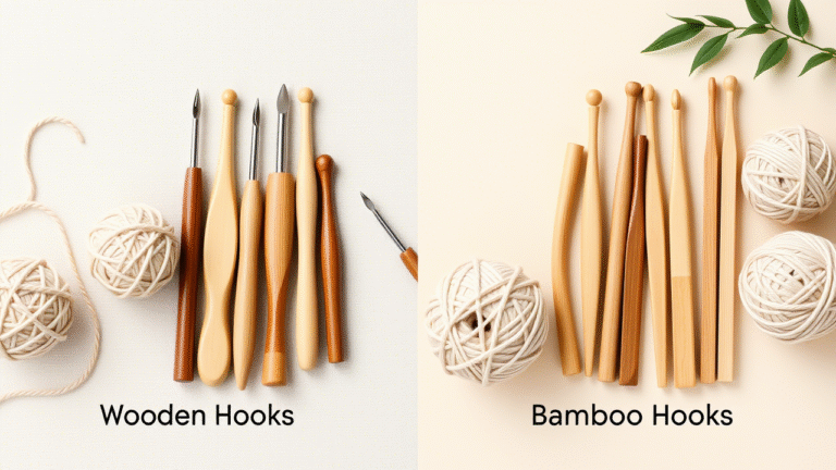 Wooden vs Bamboo Crochet Hooks: A Crafter’s Comparison